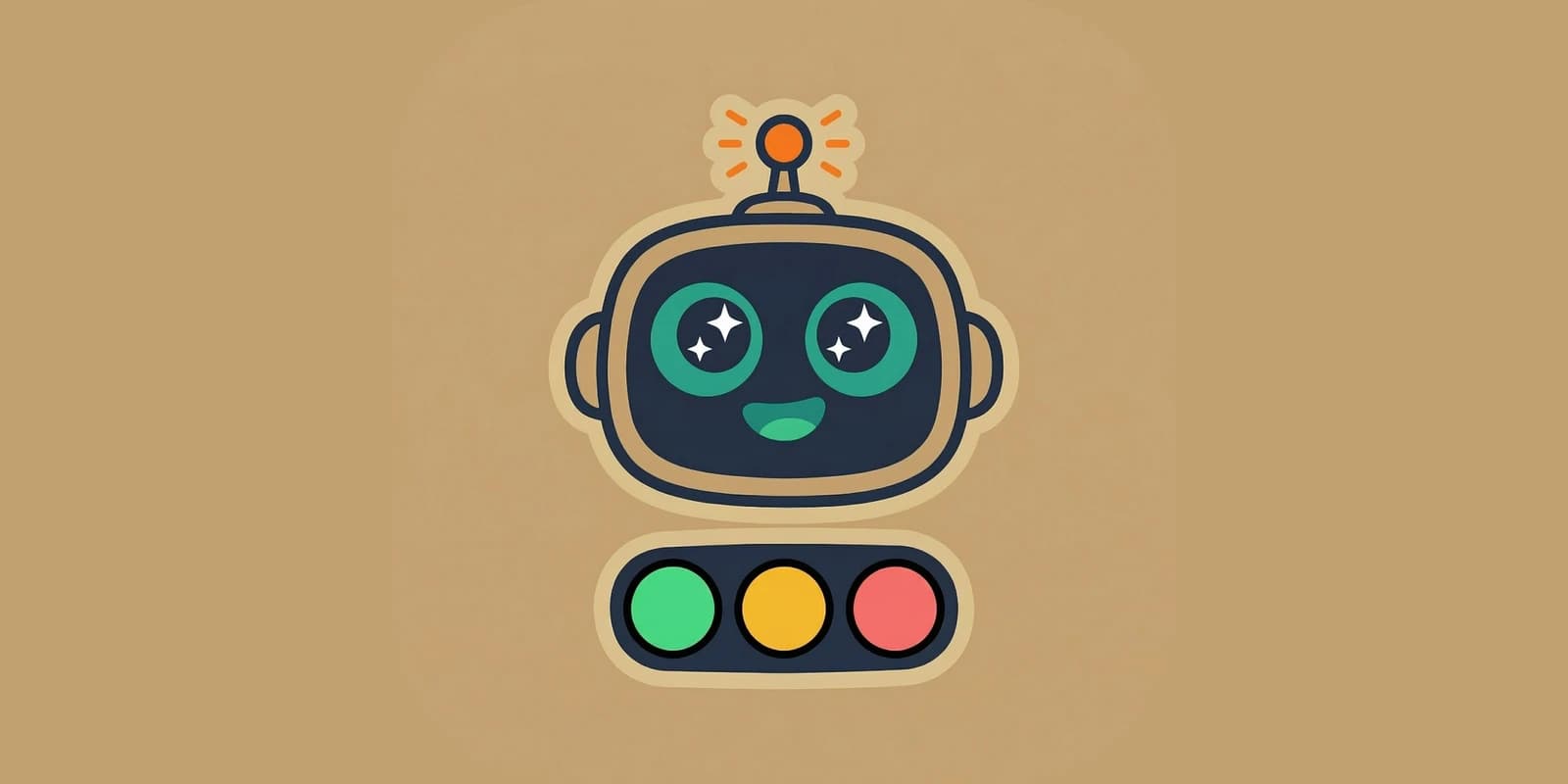 iSpyAI mascot and traffic light — the family AI-content detector.