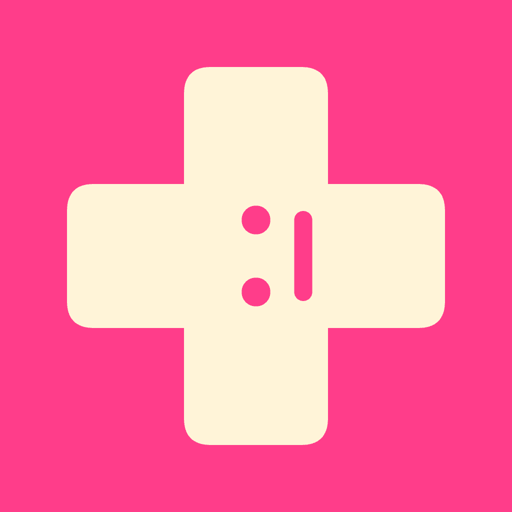 PromptAide app mark — a cream mascot on pink.